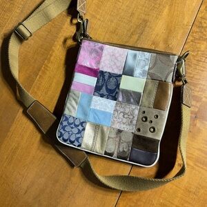 Coach Multicolor Patchwork Crossbody Bag
